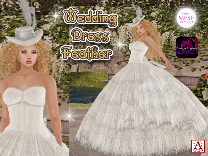 .: AVON'S :. Wedding Dress Feather - Omega - TMP
