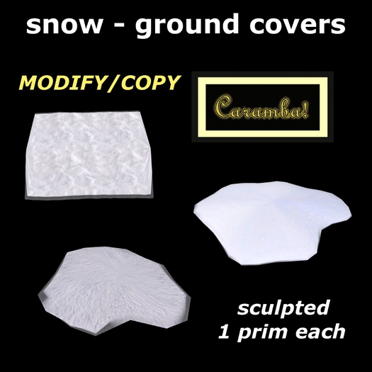 winter - snow ground covers