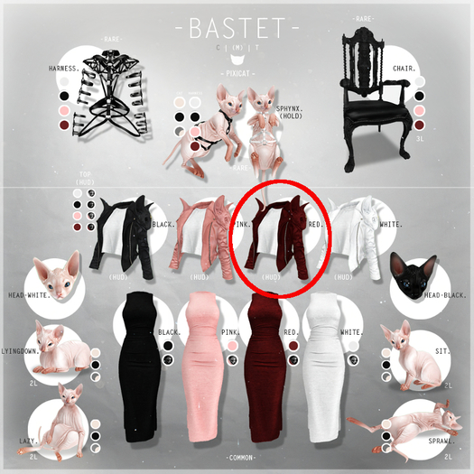 -Pixicat- Bastet.Jacket - Red (s)