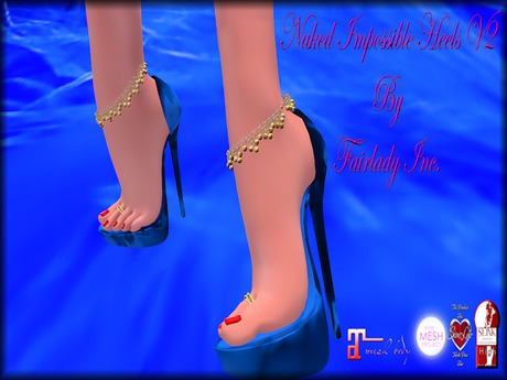 Second Life Marketplace - Naked Impossible Heels V2