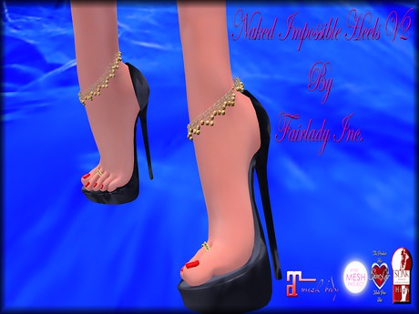 Second Life Marketplace - Naked Impossible Heels V2