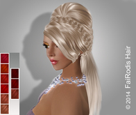 FaiRodis Admiranda hair long deep reds DEMO