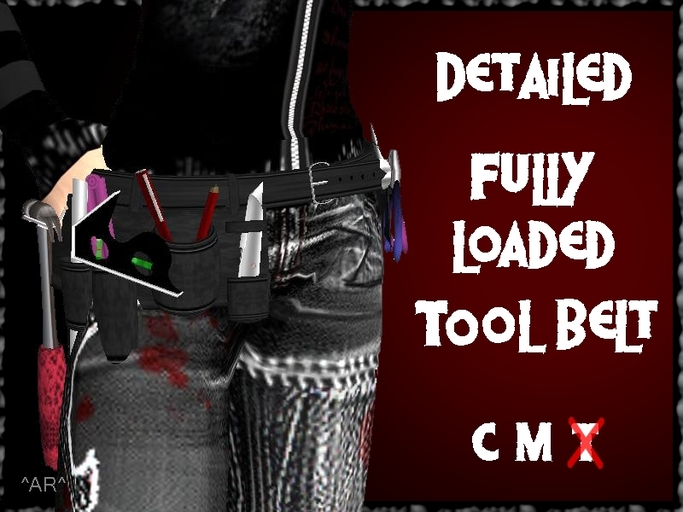 ^AR^ Detailed Tool Belt 