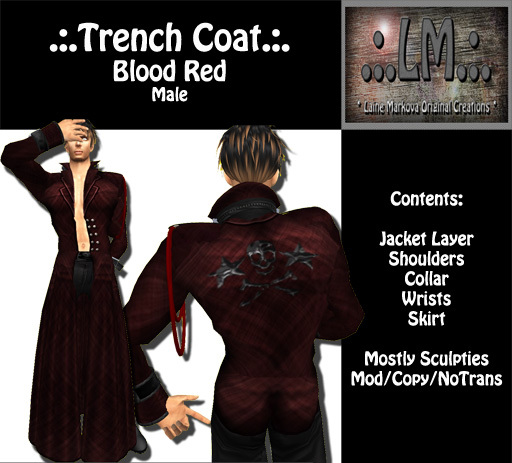 .:.LM.:.Trench Coat M Red