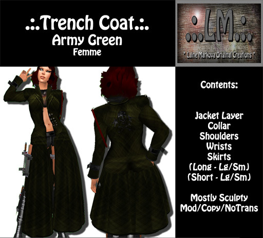 .:.LM.:.Trench Coat F Army