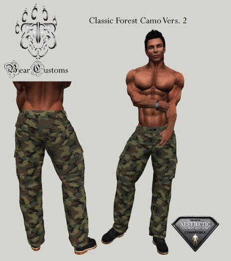 Classic Camo Forest Print Vers 2