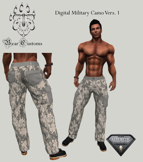 Digital Military Camo Print Vers 1