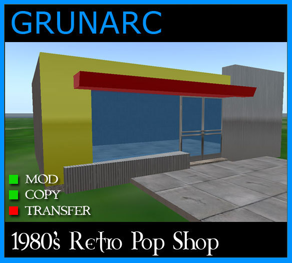 GrunArc 1980's Retro Pop Shop 10x15