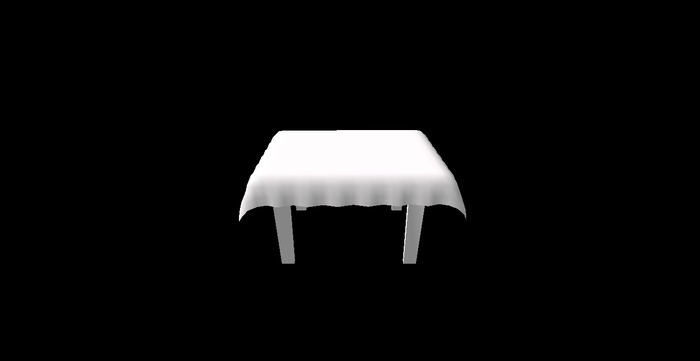 Mesh Table with Tablecloth 4Li Full Perms