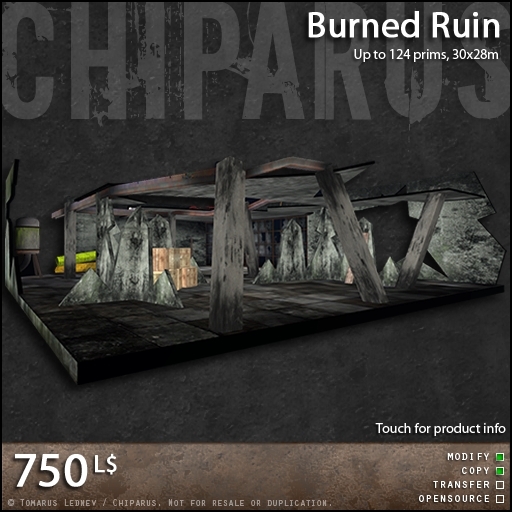 Dark Urban Burned Ruin