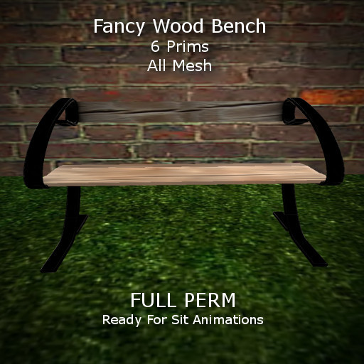 Fancy Wood Bench