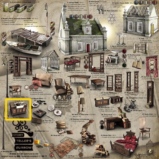 13 - 8f8 - Storyteller's Burrow - Dirty Dishes BAG