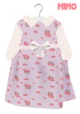 {Mimo} Cute Kiss Dress Purple