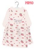 {Mimo} Cute Kiss Dress White