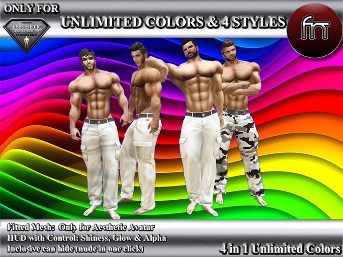 [FN] Aesthetic Unlimited Color #19 - Cargo Pants - Suit Bag