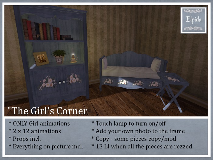 [ELPI] *The Girl's Corner" - Blue - Boxed