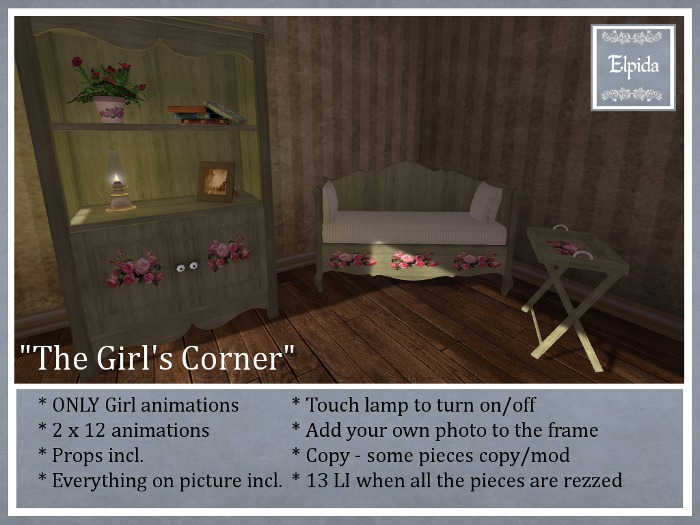 [ELPI] *The Girl's Corner" - Green - Boxed