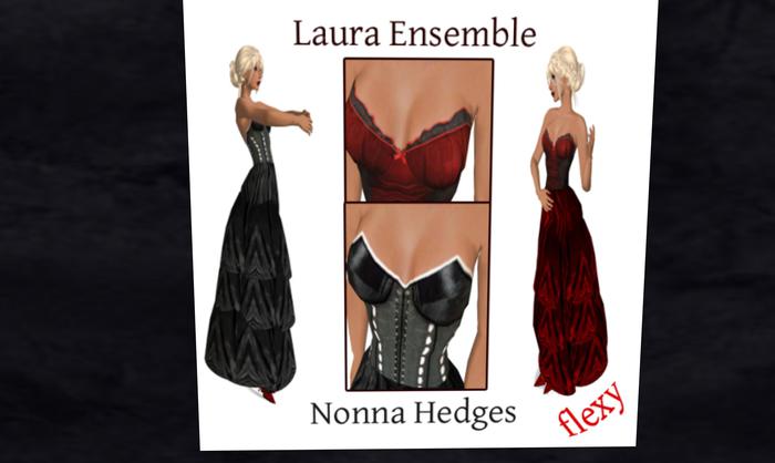 Laura Mix and Match ensemble black and red