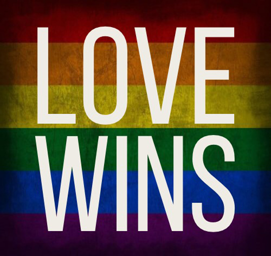 Love Wins Large Text