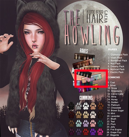Hair Gacha // Howling // Dreamy RARE