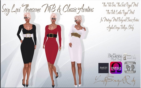 Second Life Marketplace - LSR - Sexy Lexi Three MB & Classic Avatars