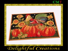 Pumpkin & Sunflowers Rug
