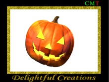 Black Cat on Pumpkin Rug