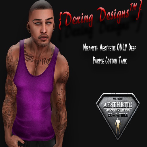 {DD} Aesthetic Light Blue Cotton Tank