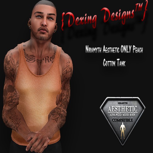 {DD} Aesthetic Peach Cotton Tank