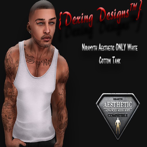 {DD} Aesthetic White Cotton Tank