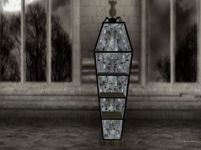 Webtacular Coffin Cabinet - Spider