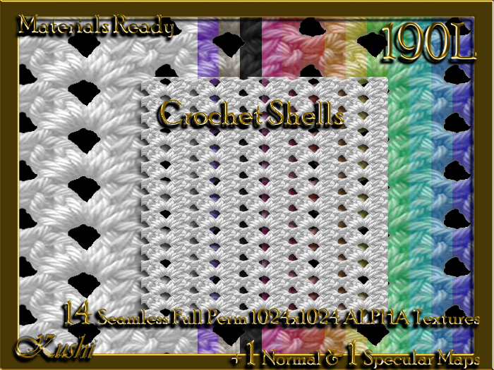 *Kushi* Wicker Weave Seamless Texture Pack