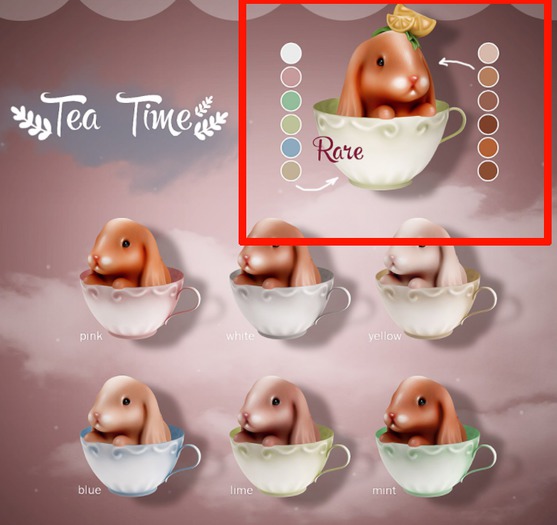 Tea Party.Bunny - RARE