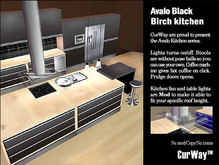 CurWay Avalo Kitchen set v1.2 black/birch_boxed