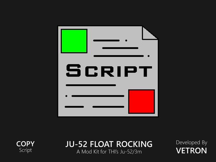 [Vetron] JU-52 Float Rocking