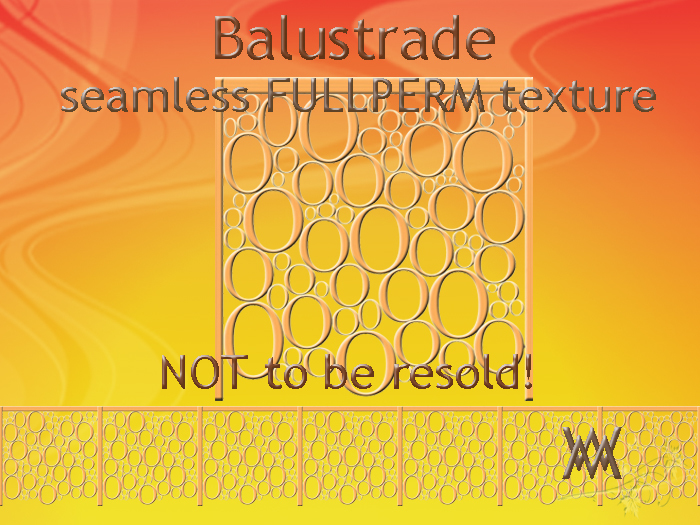 Texture Gold Balustrade by Wild Motley