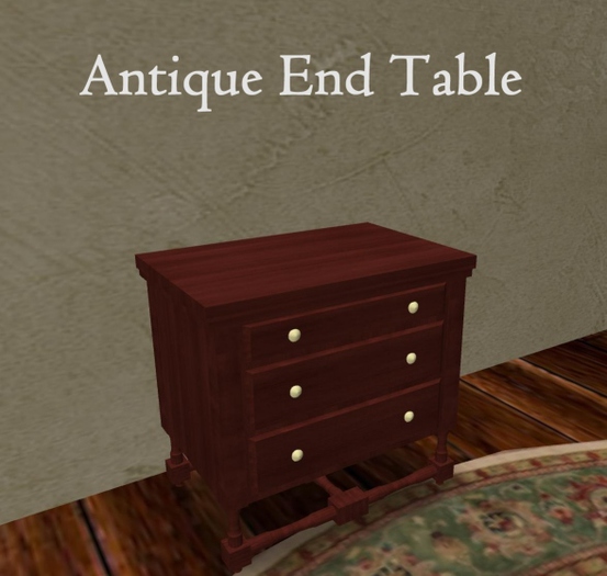 Antique End Table  (MESH)