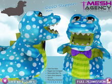 Regulat AV & Slink Flat MALE Soft Slippers "Dino" - POCKET PRICE  - FULL PERM