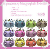 Full Perm MESH My Fantasy Pumpkin kit for builders