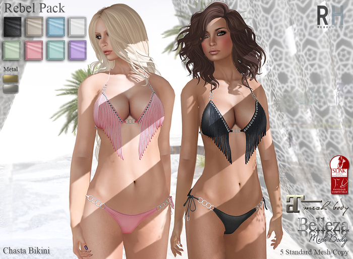 !Rebel Hope - Chasta Mesh Bikini  Rebel Pack