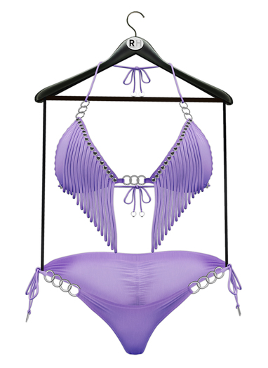 !Rebel Hope - Chasta Mesh Bikini Lavender