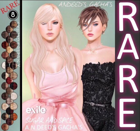 RARE Exile::Sugar and Spice: 8. Natural Fusion RARE ARCADE GACHA