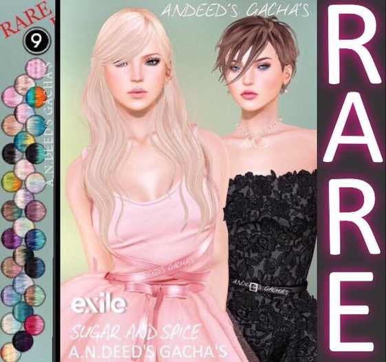 RARE Exile::Sugar and Spice: 9. Wild Fusion RARE ARCADE GACHA