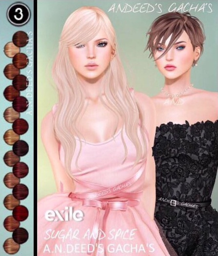 LIMITED QTY Exile::Sugar and Spice: 3. Reds ARCADE GACHA