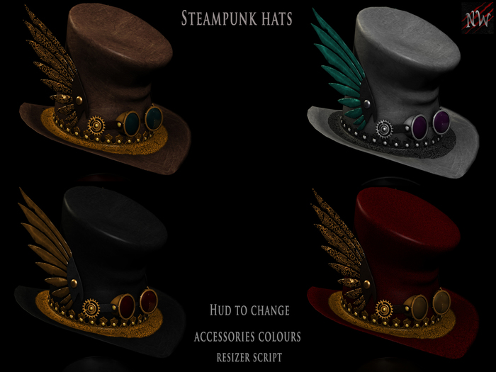 Fat Pack Steampunk Hat
