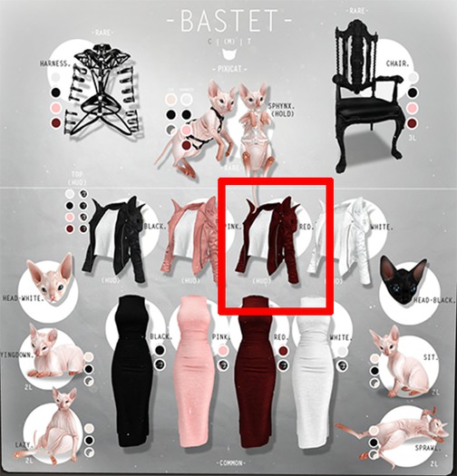 -Pixicat- Bastet.Jacket - Red (m)