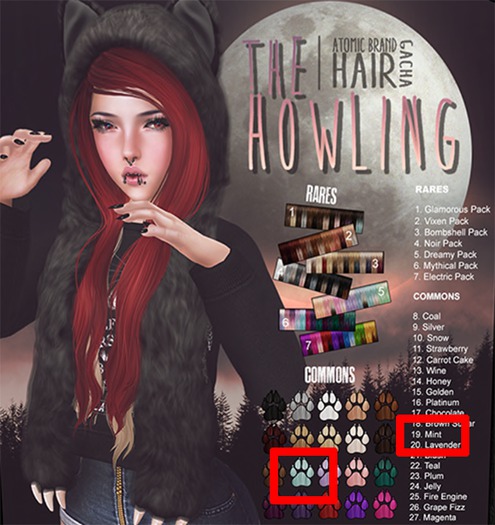 Hair Gacha // Howling // Mint