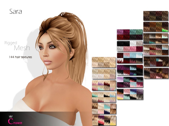 .::Crown::. Long Hair "Jasmin" DEMO V2.0