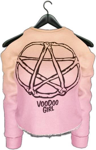 .:villena:. - crop sweatshirt voodoo