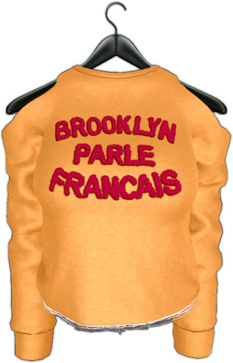 .:villena:. - crop sweatshirt mustard